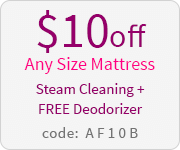 $10 OFF Mattress Cleaning + FREE Deodorizer [AF10B]